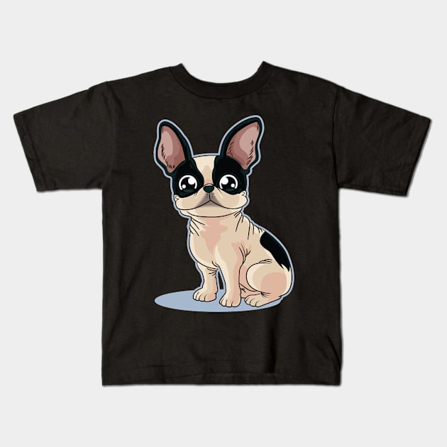 "Boston Terrier" Dog Boston Terrier Kids T-Shirt by ourwackyhome